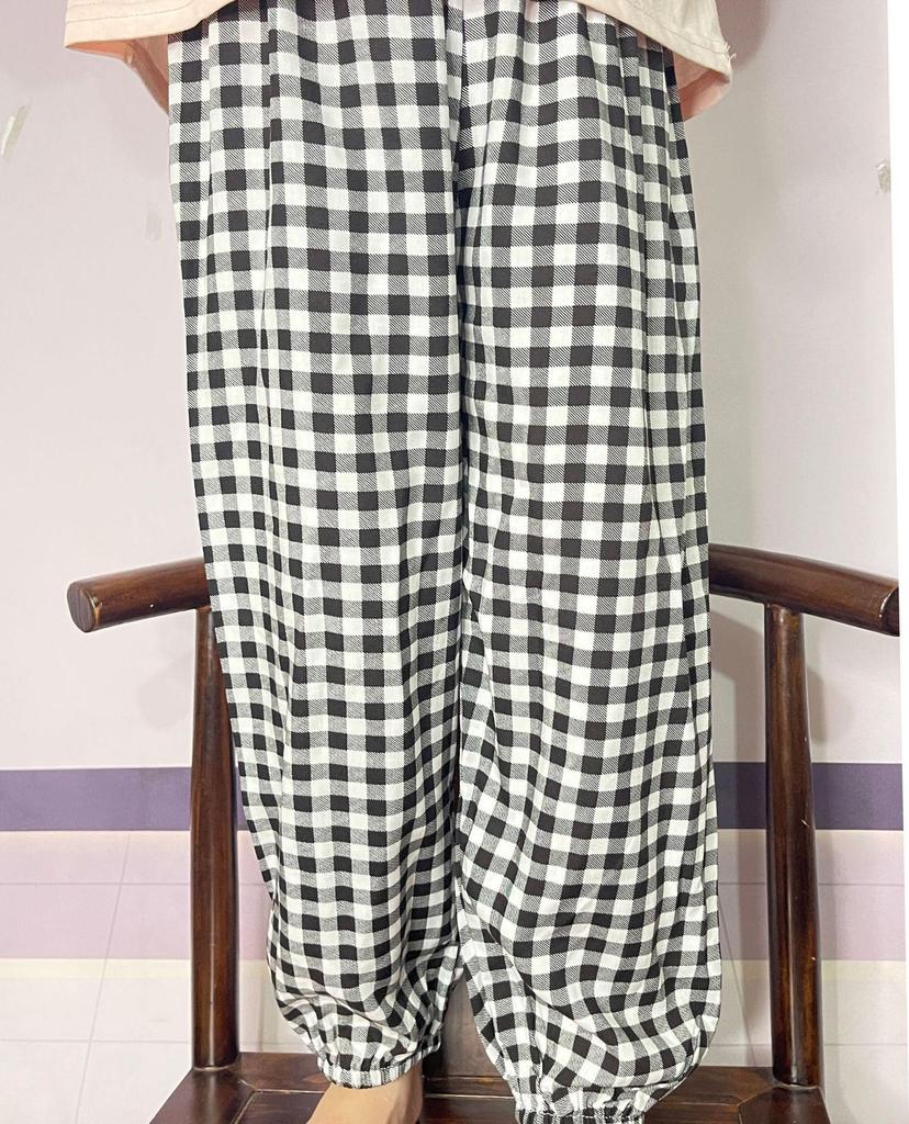 Kids' Summer Mosquito-Proof Lantern Pants - Lightweight Cotton Silk Pajamas for Boys and Girls