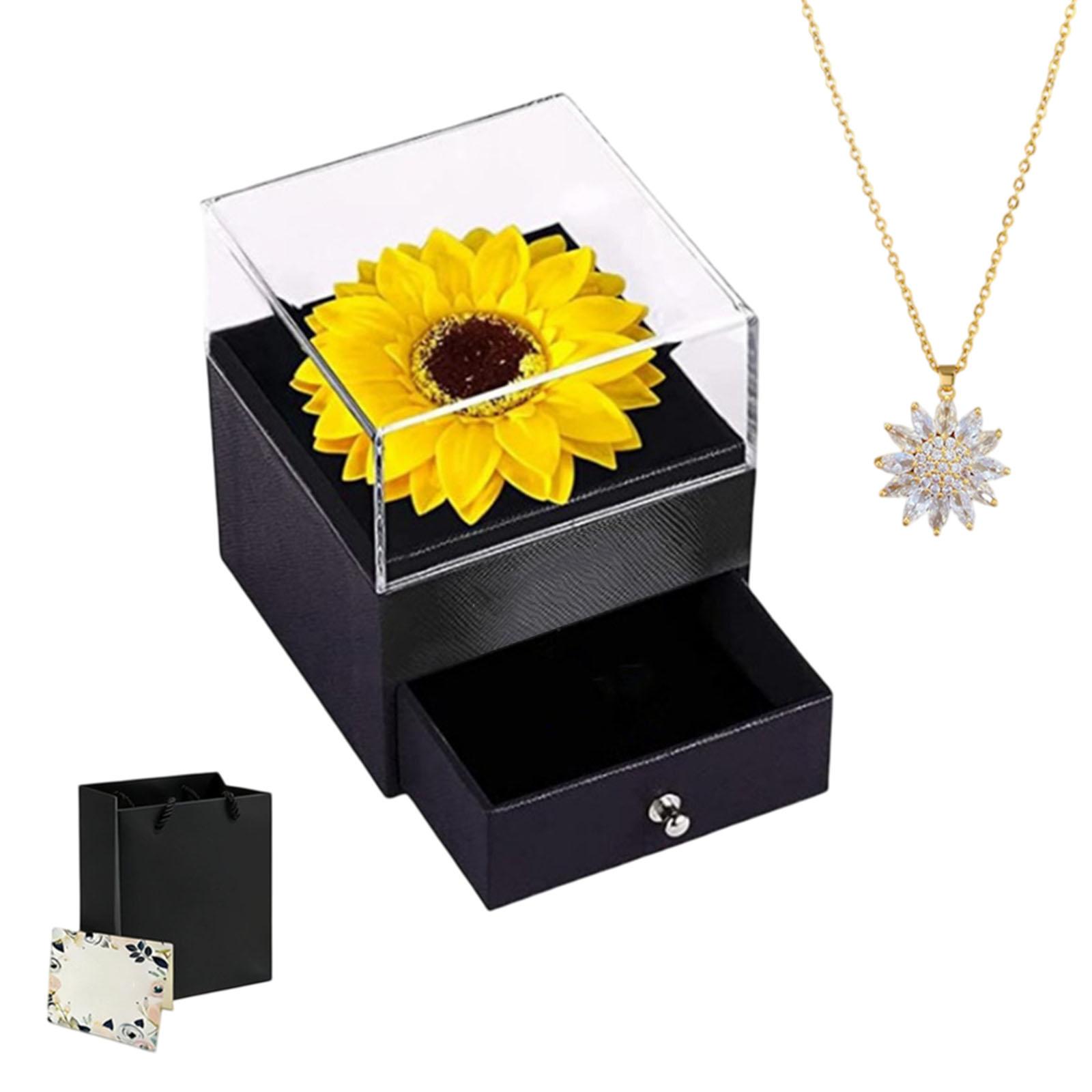 Preserved Sunflower Gifts, Sunflower Necklaces, Valentine s Day Gifts, Anniversary Gifts, Mother s Day Gifts, Birthday Gifts