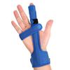 Nowy ochraniacz na palec Trigger Finger Splint Niebieski ochraniacz na palce ze stalowym korektorem palców