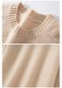 Women's Cashmere Knit Base Layer Shirt - Autumn/Winter Fashion, Versatile, Soft, Comfortable, Slimming, Loose Fit