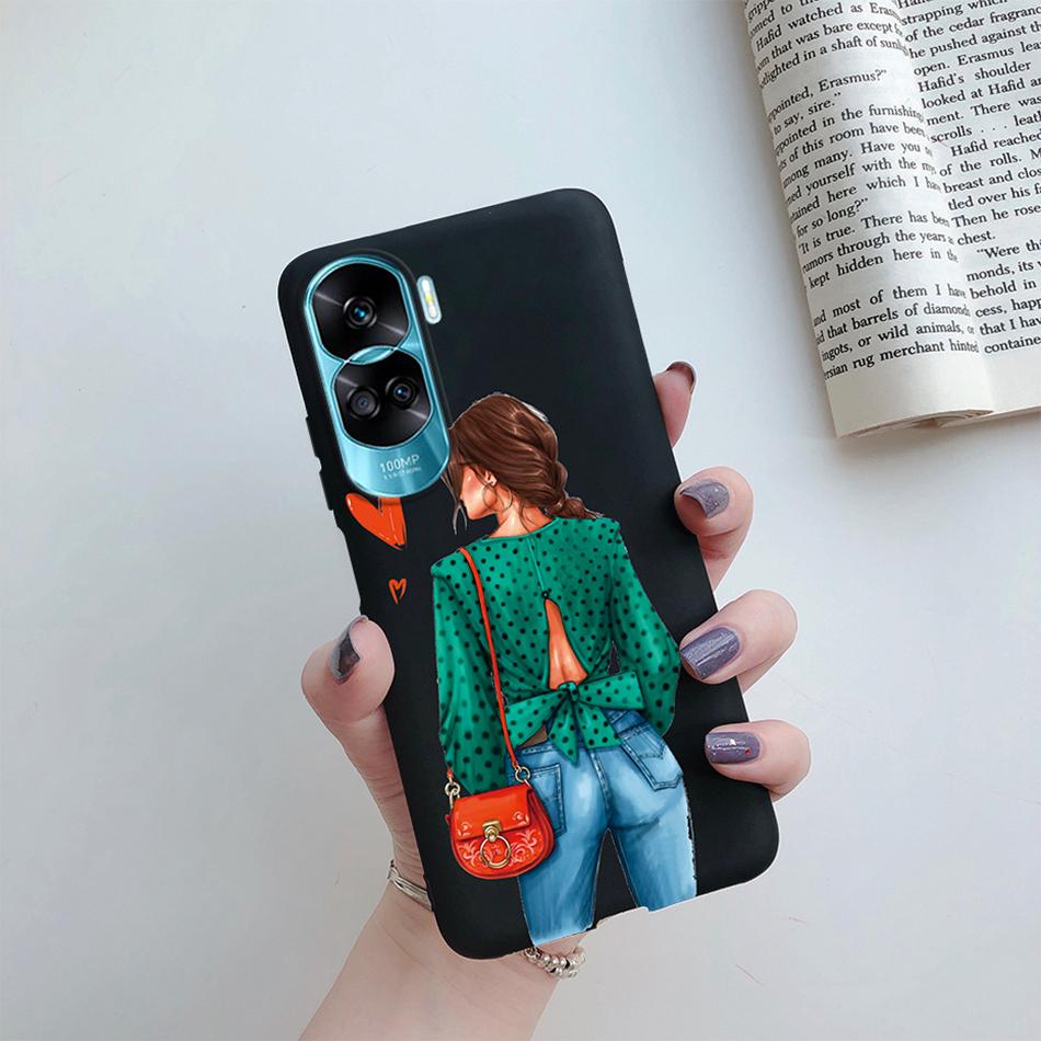 For Huawei Honor 90 Lite Case Honor90 Lite Soft Silicon Super Mom Baby Fashion Girls Back Cover for Honor 90 Lite 5G 6.7" Fundas