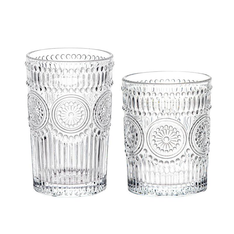 Sunflower Glass Breakfast Milk Coffee Beer Tea Water Cup Multi Functional Transparent Glass Cup Tooth Mug Lover Cuper Gift 1pcs