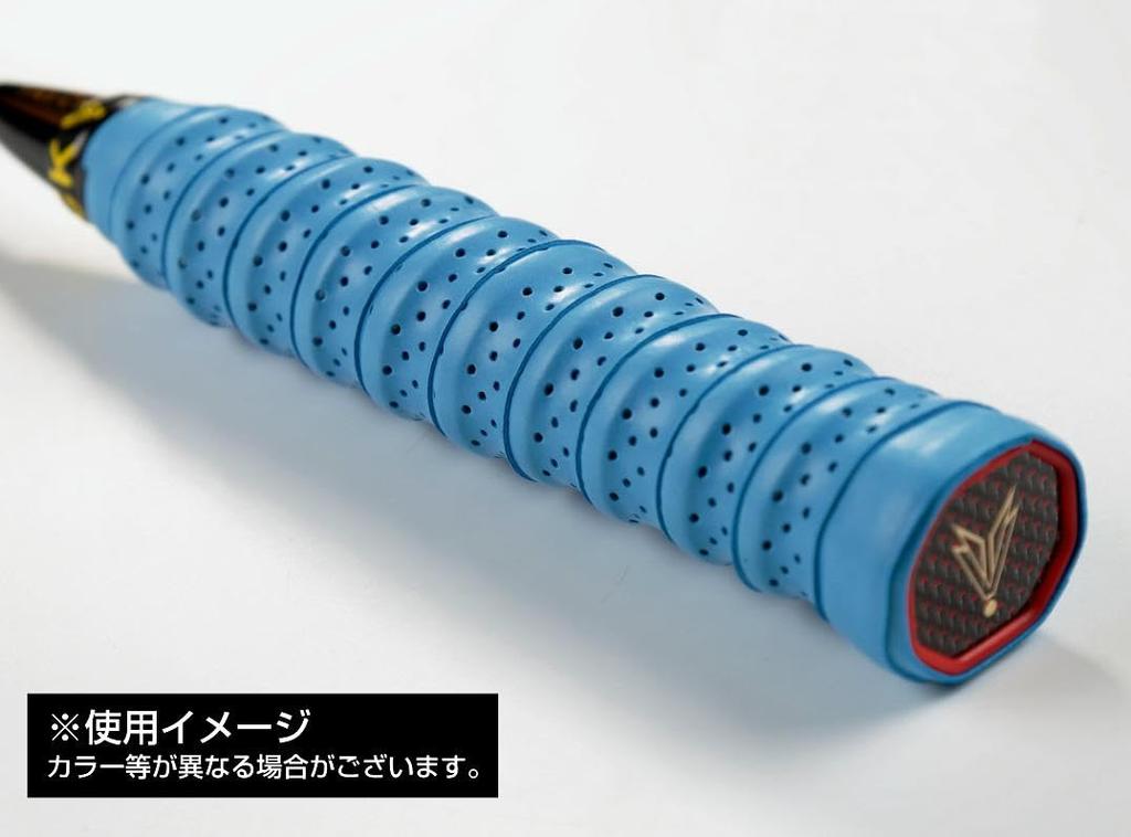 F NODE Grip Large Pack of for and Fishing Baseball Soft Thin End Various Sky White Tape, 10, Anti-Slip, Badminton, Tennis, Baseball, Golf, Rods,