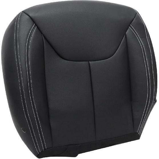 GXARTS #X9 Black Front Driver Side Bottom Seat Cover Replacement Leather Compatible with Jeep Wrangler 2013 2014 2015 2016 2017