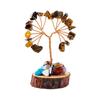 Copper Wire Crystal Wishing Tree Positive Energy Fortune Tree Figurine Mini Crystal Trees  Desk