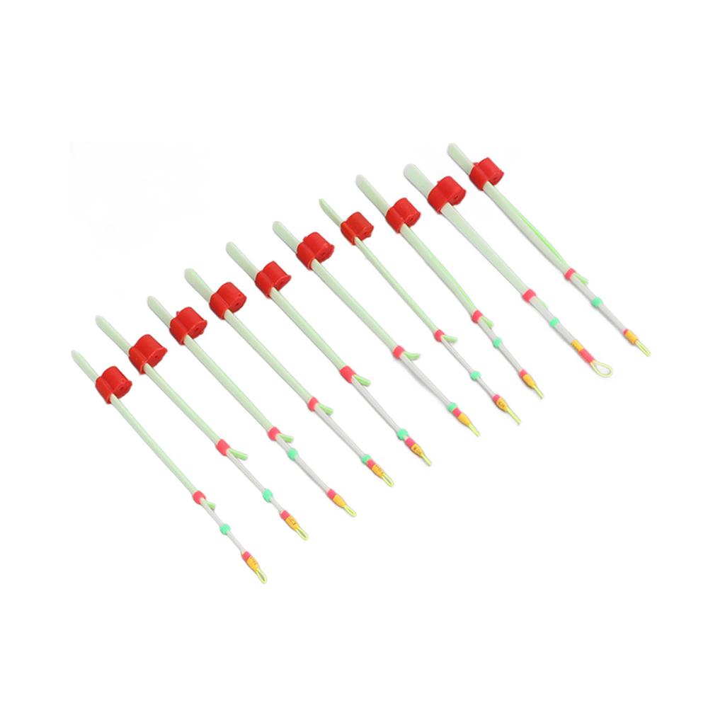 10 Stück Mini Eis Angelrute Top Tip Pole Front End für Winter Eis Angeln Zubehör