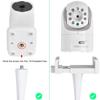 Baby Monitor Mount Camera Shelf, Compatible with DXR 8 and Most Other Baby Monitors. Universal Baby Camera Holder, Mounts to Crib Shelves and Furnitur