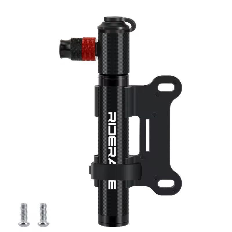 

Мини-велосипедный насос из алюминиевого сплава, портативный ручной насос для накачивания шин, клапан Schrader Presta AV FV, горный велосипед, дорожный велосипедный насос CO2 чёрный