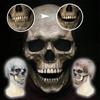 Halloween Movable Mask Jaw Full Head Skull Mask Horror Scary Cosplay Mask
