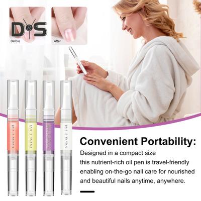 Nail Growth Oil Rejuvenation Nail Nourishing Oil for Growth And Strength Cuticle Oil Pen Compact Oil Brush for On-The-Go Nourishment