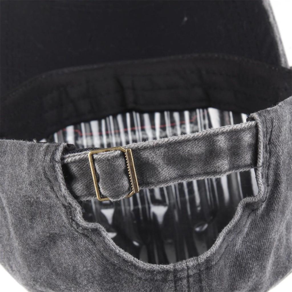Men's Embroidered Washed Cotton Stitching Baseball Cap, Korean Style