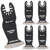 Vearter Diamond Oscillating Saw Blade 51mm Universal Quick Release Tool Blades with Curved Tile Repair Kit for Grit Grout Soft and Ceramic Cutting