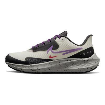 Tênis Feminino Air Zoom Pegasus 39 Shield Osso Claro Roxo Vívido Creme Calçada Cinza Fumaça Escuro DO7626-003