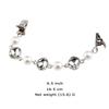 1Pcs Duck Clips Flexible Beaded Pearl Pin Brooch Cardigan Collar Clip Buckles Clothing
