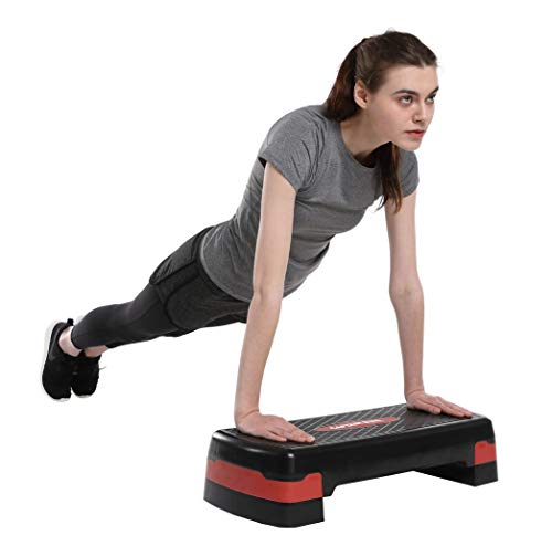 Captain Stag Vit Fit UR-859 Aerobics Exercise Fitness Step Platform, 680mm Wide x 280mm Deep x 150mm High