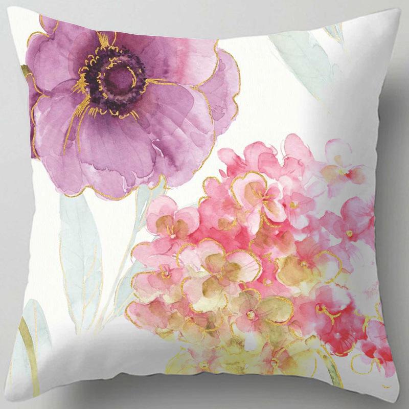 Home Decor Floral Patterns: Cherish Every Moment Pillow Covers Pattern Cushion Cover Suitable for Sofa Bedroom Car Pillow Cover