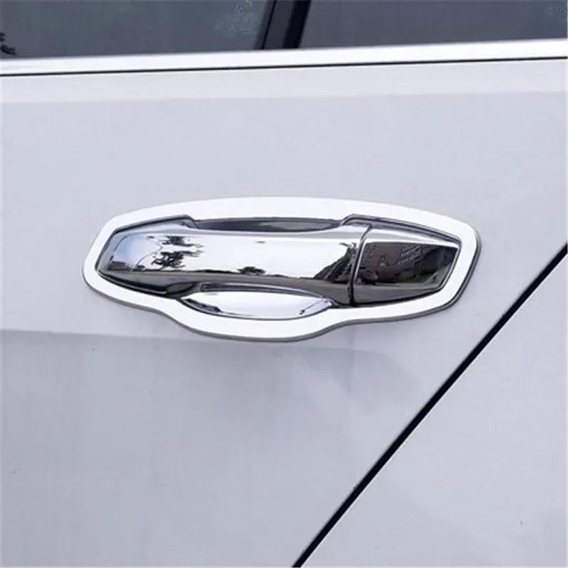 For Volkswagen VW GOLF 7 MK7 2013- Chrome Door Handle Bowl Trim Car Side Door Handle Cover Trim Sticker Styling Accessories