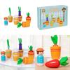 Wooden Educational Planting Toy Set With Color Recognition For Kids