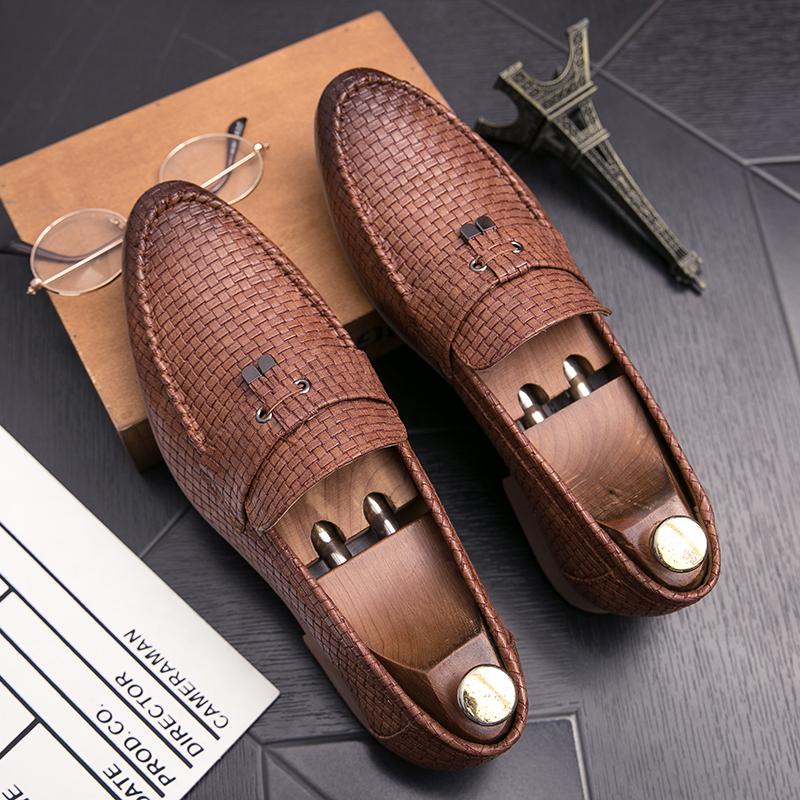 Men Shoes Leather Male Men's Men Oxfords Dress Shoes for Men Luxury Designer Loafers Platform Leather Man Shoes