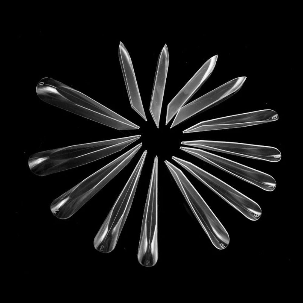 Curved Stiletto Advanced Shape Dual Forms Poly Nail Gel 3D Nail Forms 2025 Nail Design Tools