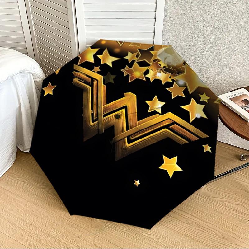 

1pc Wonder Woman Automatic Folding Umbrella] Durable Iron Frame & Rod, Portable Folding, Makes a Great Holiday Gift yy251016275