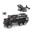 Swat Team Military 6-12 Years Old Children Educational Building Block Aegis Anti-Riot Armored Vehicle C0558