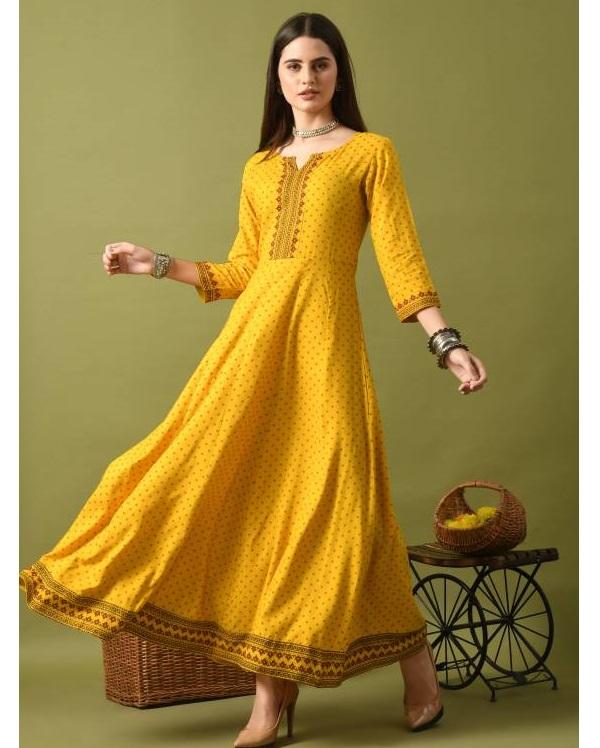 Robe longue de soirée Kurta de créateur indien pour femmes, haut tunique Bollywood, robe Kurti
