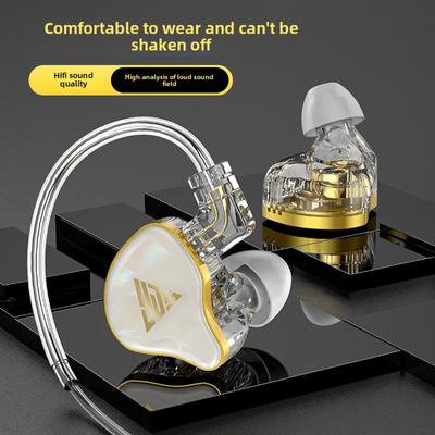 In-ear Pluggable Wired Headphones Interchangeable Cable Monitoring Headphones High Sound Quality Audiograde HiFi Wired Noise-cancelling Headphones