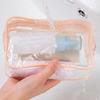 1PC Dust Proof Clear Cosmetic Bag Waterproof Travel Toiletry Organizer with Zipper Large Capacity Pouch