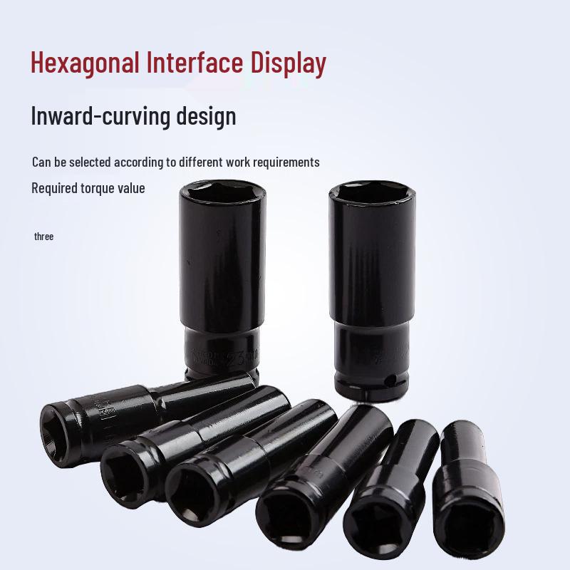 Electric Hex Socket Wrench Set (8-32mm) for Auto Repair and Disassembly