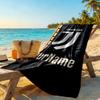 Juventus Customized Name Beach Towel High Absorbency & Quick-Dry Perfect for Traveling Yoga Camping and Swimming