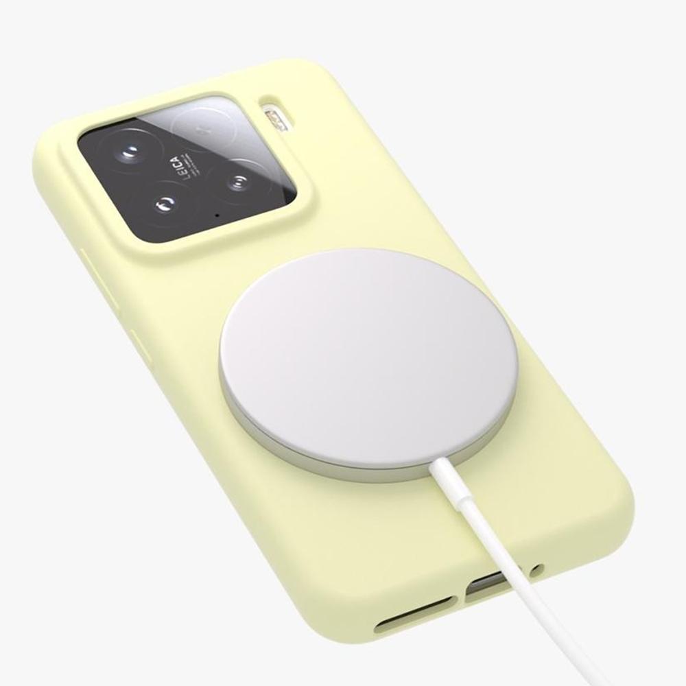 For Xiaomi 15 Pro Liquid Silicone Case Compatible with MagSafe Skin-Touch Phone Cover