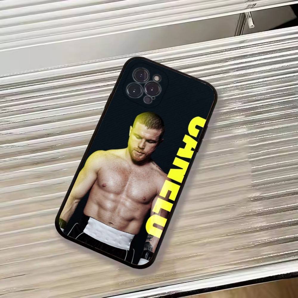 Mexico Boxing Canelo Alvarez Phone Case For iPhone 17, 16,15,14,13,12,11 Plus,Pro Max, Others Soft Black Cover