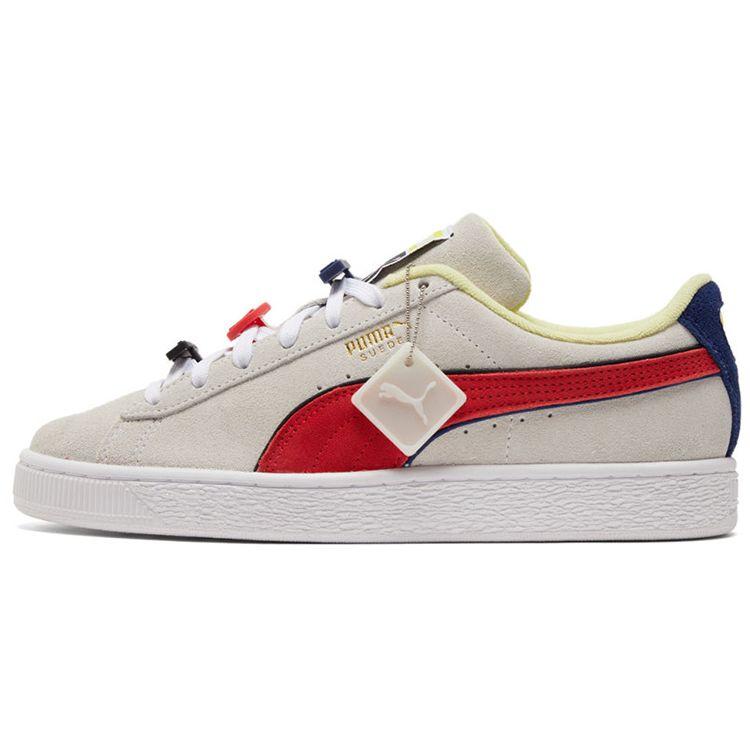 Кроссовки PUMA Suede Decor8 Унисекс Белый Красный Синий Низкие 380534-01 36