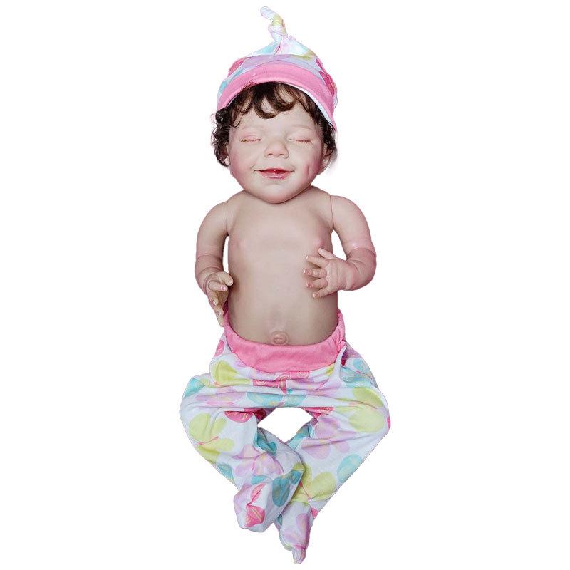 18 Inch Rebirth Doll RebornBaby Glue Body Simulation Baby Doll