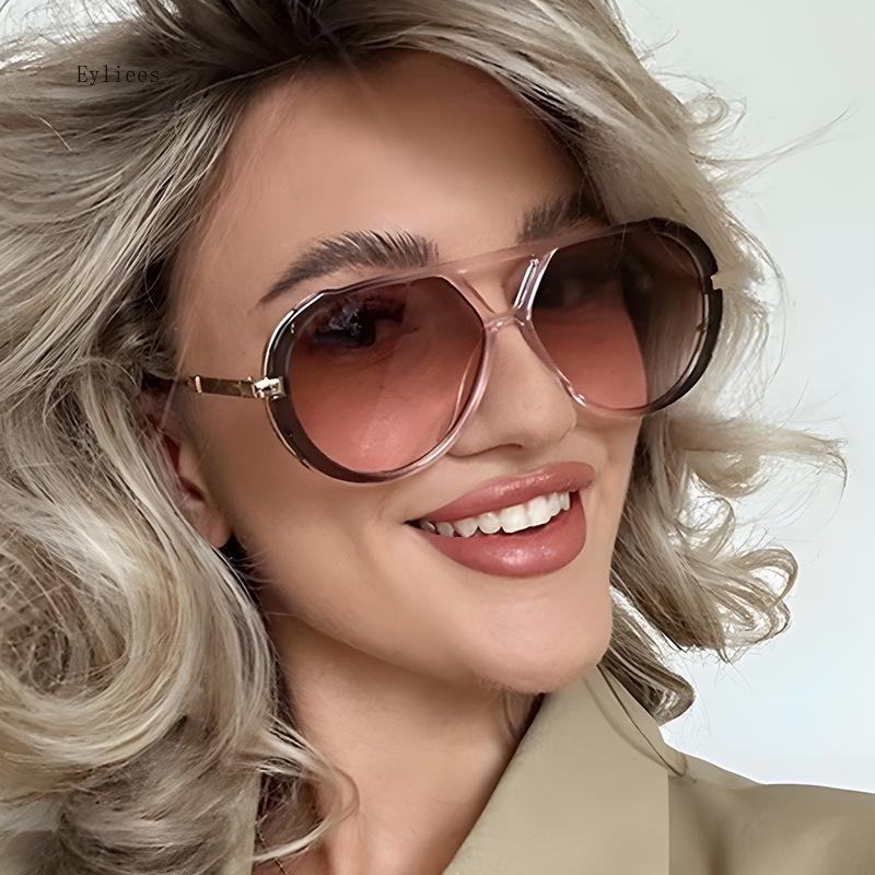 New in Fashion Style Sunglasses for Women Women Glasses Brown Gradient Lenses Decorative Glasses Glasses Women