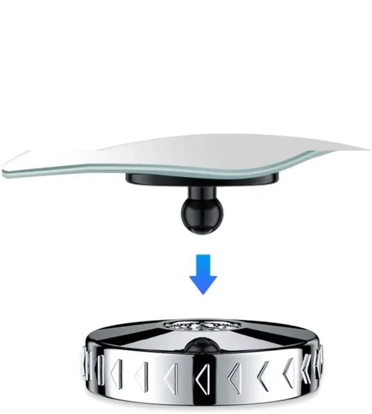 KEWAYO 2-teiliger Auto-Totwinkelspiegel, Rückspiegel mit Saugnapf, 360-Grad-Winkel