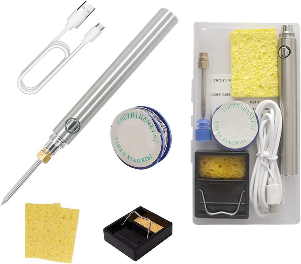 USB Rechargeable Low Voltage Soldering Iron Pen for DIY & Student Experiments