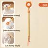 1PC Cat 3-in-1 Telescopic Beauty Tool, Double-sided Massage Anti-itching Stick and Interactive Cat Teaser Stick, Suitable for Pet Hair Removal Brush