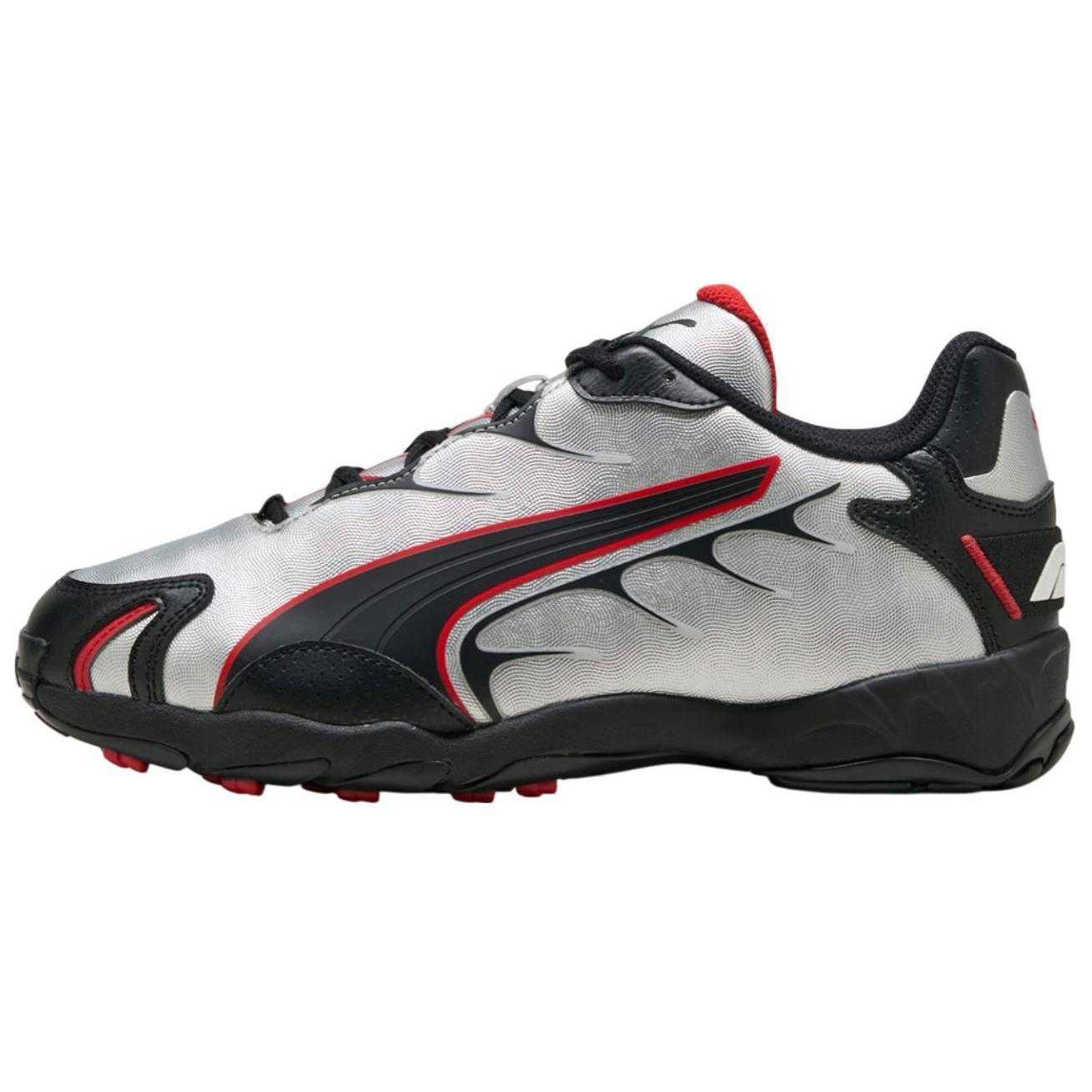 PUMA Inhale  F1 75th Anniversary Silver Red  Men s 308843-02 EU 38