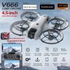 Nový V666 Mini Dron 4,5palcový Ovládání obrazovky HD Duální kamera WIFI 5G Vyhýbání se překážkám Bezkartáčový Vysoká nadmořská výška Dálkové ovládání Kvadrokoptéra FPV Hračka