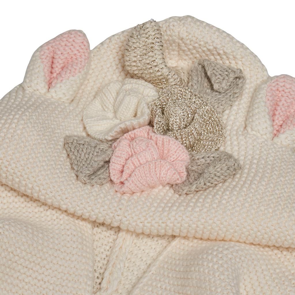 Knitted Hoodie Jacket with Unicorn 336733 for Baby Girl