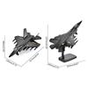 Pull Back Airplanes Toy Diecast Aircraft Metal Fighter Jet Bombers with Display Rack Kids Toy Collection Gift  Black