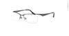 FEELLIFE Men's Stylish Reading Glasses, Sabae Planning, Nylon Rimless, with Case, Gunmetal, FLM-005-2, +3.00