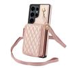 Crossbody Wallet Case for Samsung Galaxy S25 S24 S23 S22 Ultra Plus S24 S23 FE, RFID Blocking Zipper Handbag Purse Flip Cover