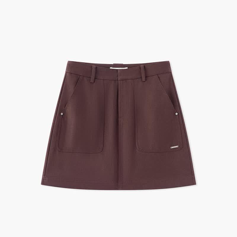 EICHITOO Summer Wine Red Mini Skirt