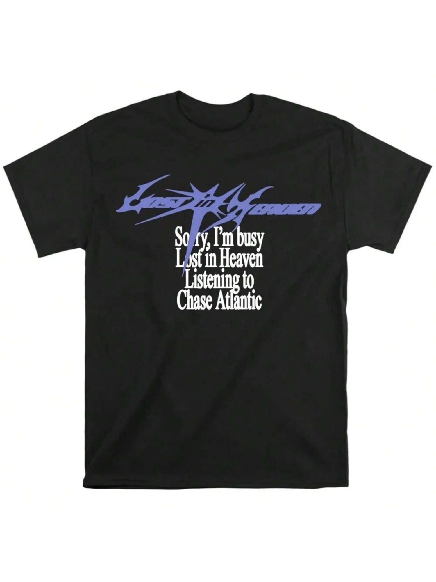 Lost In Heaven Print T-Shirt Rock Band CHASE ATLANTIC Tshirts Summer Wounisex Tees Graphic Clothing Camisetas Top Wounisex Clothing S