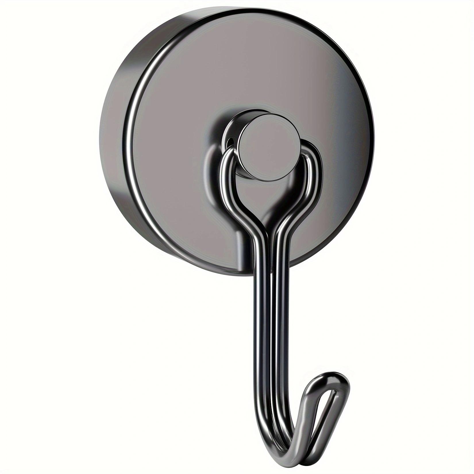 

6 шт. черных магнитных крючков Cruis Heavy Duty Neodymium Rare Earth Magnetic Handle, сверхсильные магниты с крючком для подвешивания