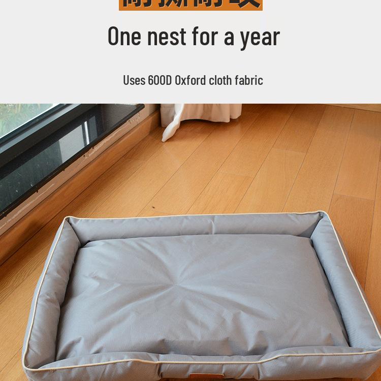 Durable Waterproof Pet Bed: Tear-Resistant Sleeping Mat for Dogs & Cats, Cooling & All-Season Use