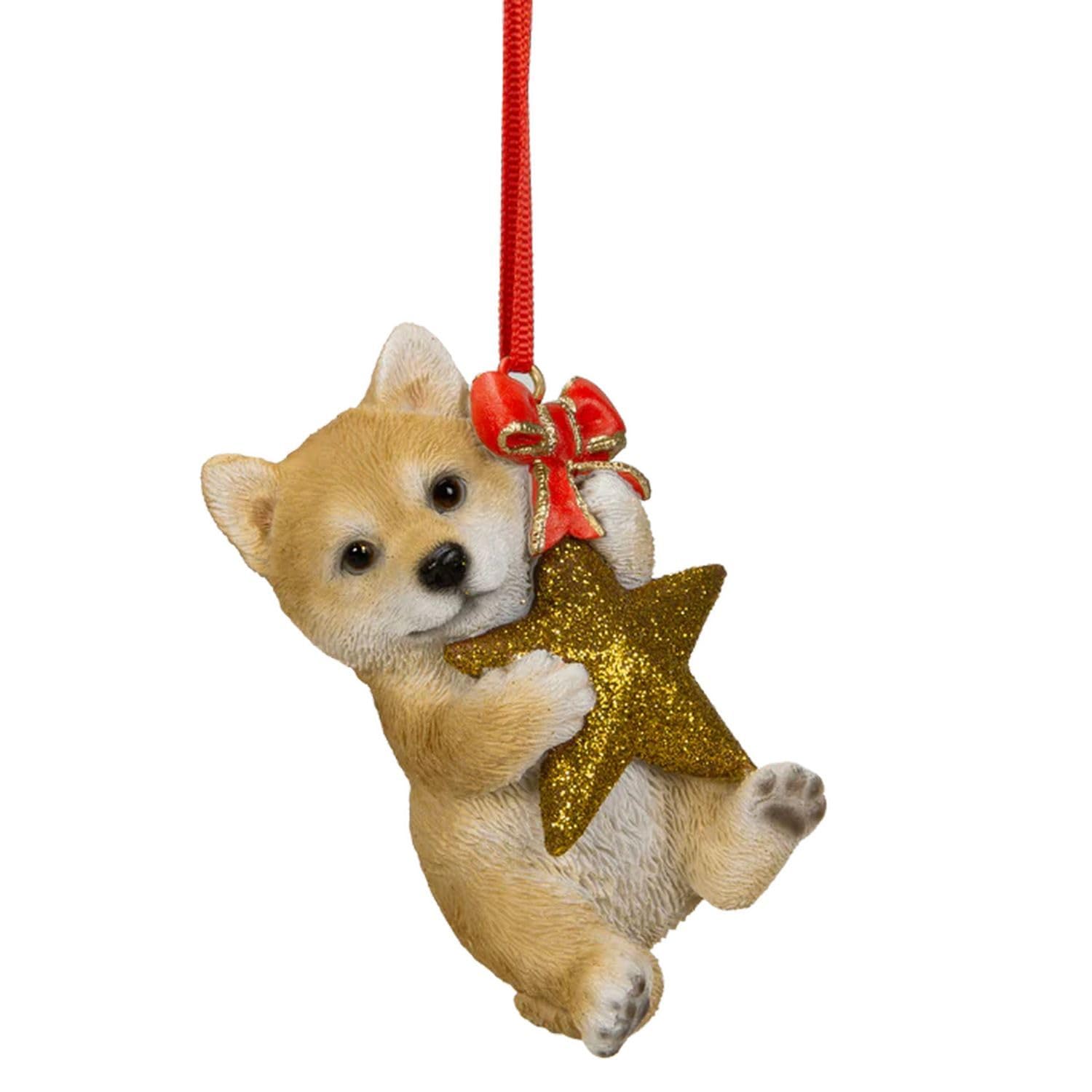 

Украшение Ubia Shiba Inu, держащее куклу Animal Garden Cute H24162 Star, 4,5 см, статуэтка, украшение, декор, реалистичная, собака,